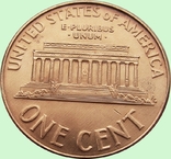4.U.S. 1 cent, 2008 Lincoln Cent. Mondvor Mark: "D" - Denver, photo number 3