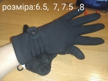 Рукавиці, перчатки нові утепленні на плюші, фото №3