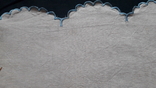 Скатерть фигурная бежевая с вышивкой, лён, винтаж, 108105 см, фото №5