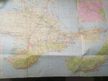 Туристическая карта Крым 1984г, фото №3
