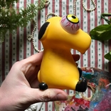 Резиновая игрушка с выпученными глазами собака, фото №4