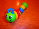 Гусеница, грызун, погремушка, игрушка Fisher-Pr., photo number 2