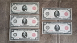 High-quality copies of US Federal Reserve banknotes from the 1914 year. (Red S/N), photo number 2