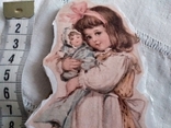 Картон девочка с куклой №22, фото №3