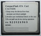 Карта памяти Datefab Compact Flash (32 Mb), фото №3