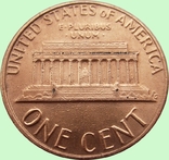 179.U.S. 1 cent, 1983 Lincoln Cent. Mondvor Mark: "D" - Denver, photo number 3