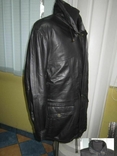 Большая зимняя кожаная мужская куртка PELZ-ZILMANN. Германия.64р. Лот 712, фото №7