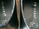 Primark - фирменные кожаные туфли разм.43, фото №8