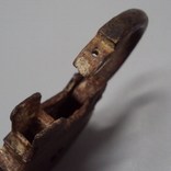 Padlock bronze lock height 6 cm, no key, photo number 8