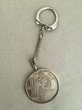 Монета Мусолліні 20 лір у брелку, фото №4
