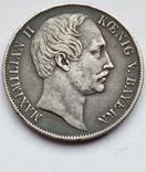 Талер 1858 года , Бавария ( Максимилиан II , серебро )., photo number 5