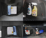 Органайзер багажник спинка сидіння еластична сітка для зберігання, фото №6