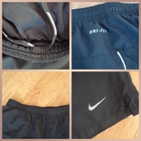 Nike Running Беговые мужские спортивные шорты с плавками черные S, фото №8