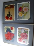 Колекція листівок Квіти 610шт 5 альбомів у валізі, фото №6