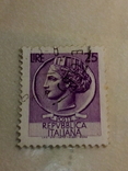 Италия 1 Сиракузанская Марка коллекция лир 1945г, все с водяным знаком, фото №4