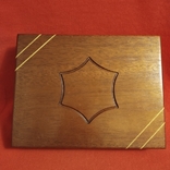 Коробка з ланцюгом, дерев'яна, 22 * 16,5 * 4,5см, фото №2