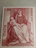 1973 y la zecca italiana francobollo emesso per celebrare il natale. lire, фото №5