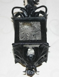 Настенный фонарь под старину (металл/стекло, Испания), photo number 5