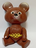 Olympic Bear Celluloid 1980 Toy Igrashka USSR, photo number 7