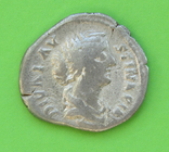 Денарій. Фаустина. Римская империя . Серебро (21р), фото №2