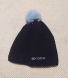 Зимняя шапка Skoda Black Winter р.64-60, фото №3