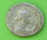Денарій. Фаустина. Римская империя . Серебро (27р), фото №2
