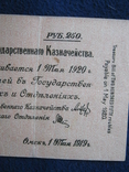 250 рублей 1919 года (Государственное казначейство, Омск)., фото №10