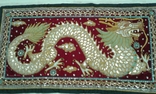 Burma Kalaga Dragon Kalaga Burma Embroidery 150 80cm Vintage Handmade, photo number 2