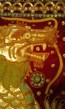 Burma Kalaga Dragon Kalaga Burma Embroidery 150 80cm Vintage Handmade, photo number 4