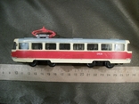 7F56 Трамвай, модель 1/87, городской электротранспорт. Металл, пластмасс, фото №7