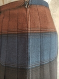 Hammer картата юбка спідниця міді складка вінтаж, фото №11