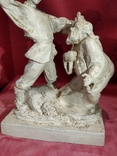 Антикварна авторська скультура "Піп і Балда", фото №12