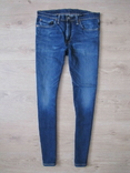 Модные мужские зауженные джинсы Levis 511 оригинал в хорошем состоянии, photo number 2