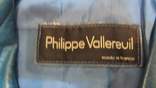 Плащ-тренч,лайковая кожа-''Philippe Vallereuil''. Франция., фото №6