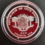 500 франков CFA, 2008 год, Кот-д'Ивуар, Семь чудес свет Колосс Родосский, фото №5