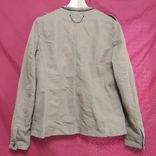 Пиджак импортный женский с фурнитурой, светло бежевый, размер 42, фото №4