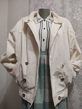 Cacha vintage весняна куртка бомбер котон оверзайз бохо, фото №11