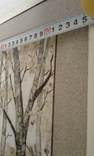 Березовий перламутровий живопис.Китайська картина Ошибана.Вінтаж.Прованс., фото №7