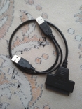 Кабель адаптер USB конвертер для SATA IDE HDD SSD для дисків 2.5, numer zdjęcia 4