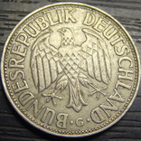 1 mark of Germany 1956 G, photo number 3