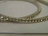 Великі Сережки - Кільця - діаметр 7,5 см Біжутерія No545, фото №5