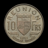 10 Франков 1964, Реюньйон, фото №2