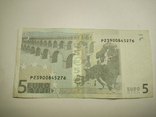 5 евро 2002 брак без голограммы, фото №6