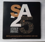ЮАР 5 рандов 2019, 2 ранда 25 лет конституционной демократии в Южной Африке, фото №3