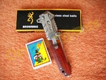 Нож складной тактический Browning FA58 бита клипса 22.5см, фото №7