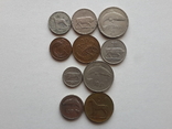 Ирландия: 1 пенни, 1, 2, 3, 5, 6, 10, 20 пенсов, 1, 2 шиллинга, фото №2