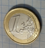 Монета 1 евро Греция Сова штемпельный блеск, photo number 4