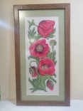 Embroidered poppies that survived the shelling of Irpin, photo number 2