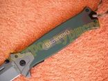Тактический складной нож Browning 364g с клипсой и темляком стелобоем, фото №9