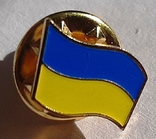 Значок Флаг Украины ---Б8ПК ЗКИ, photo number 2